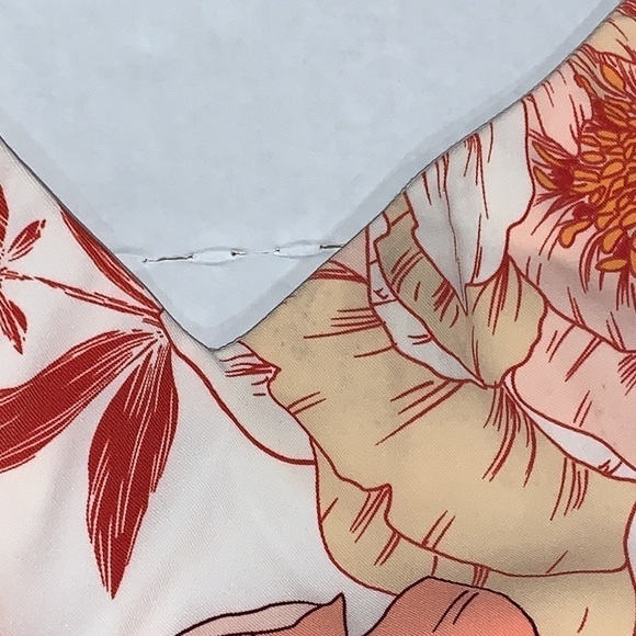 GUESS Juleah Mini Floral Dress in Radiant Poppy Print Ivory size 8 - Picture 11 of 16